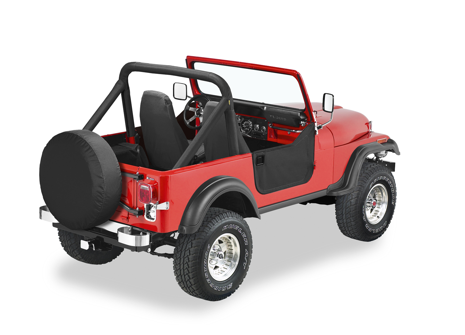 Bestop 53025-01 - Lower Fabric Half Doors For Jeep 1955-1975 CJ5 Black Crush Bestop 53025-01 - Lower Fabric Half Doors For Jeep 1955-1975 CJ5 Black Crush