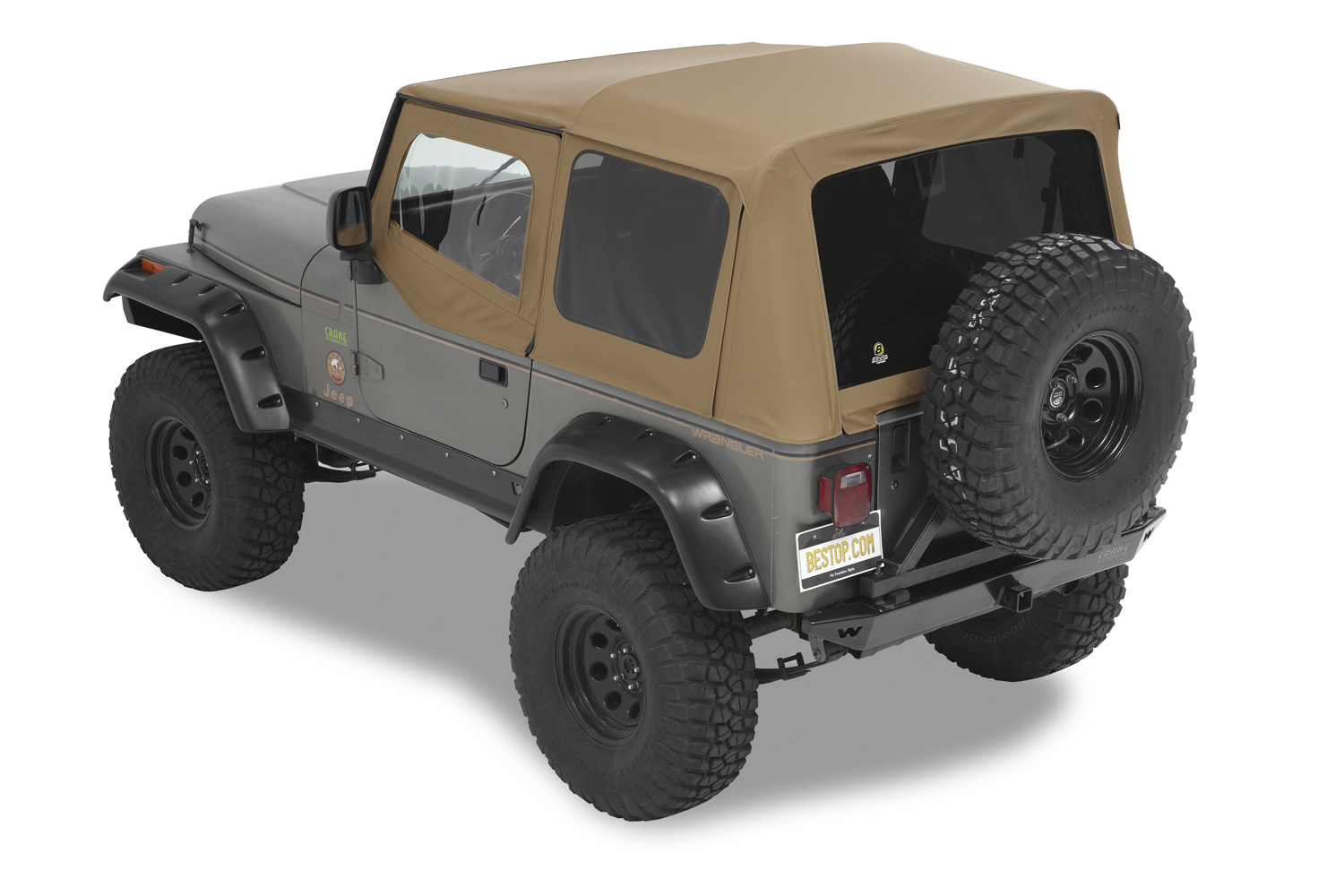 Bestop 54601-37 - Jeep Soft Top Supertop Squareback Soft Top For Jeep 1988-1995 Wrangler YJ Spice Bestop 54601-37 - Jeep Soft Top Supertop Squareback Soft Top For Jeep 1988-1995 Wrangler YJ Spice