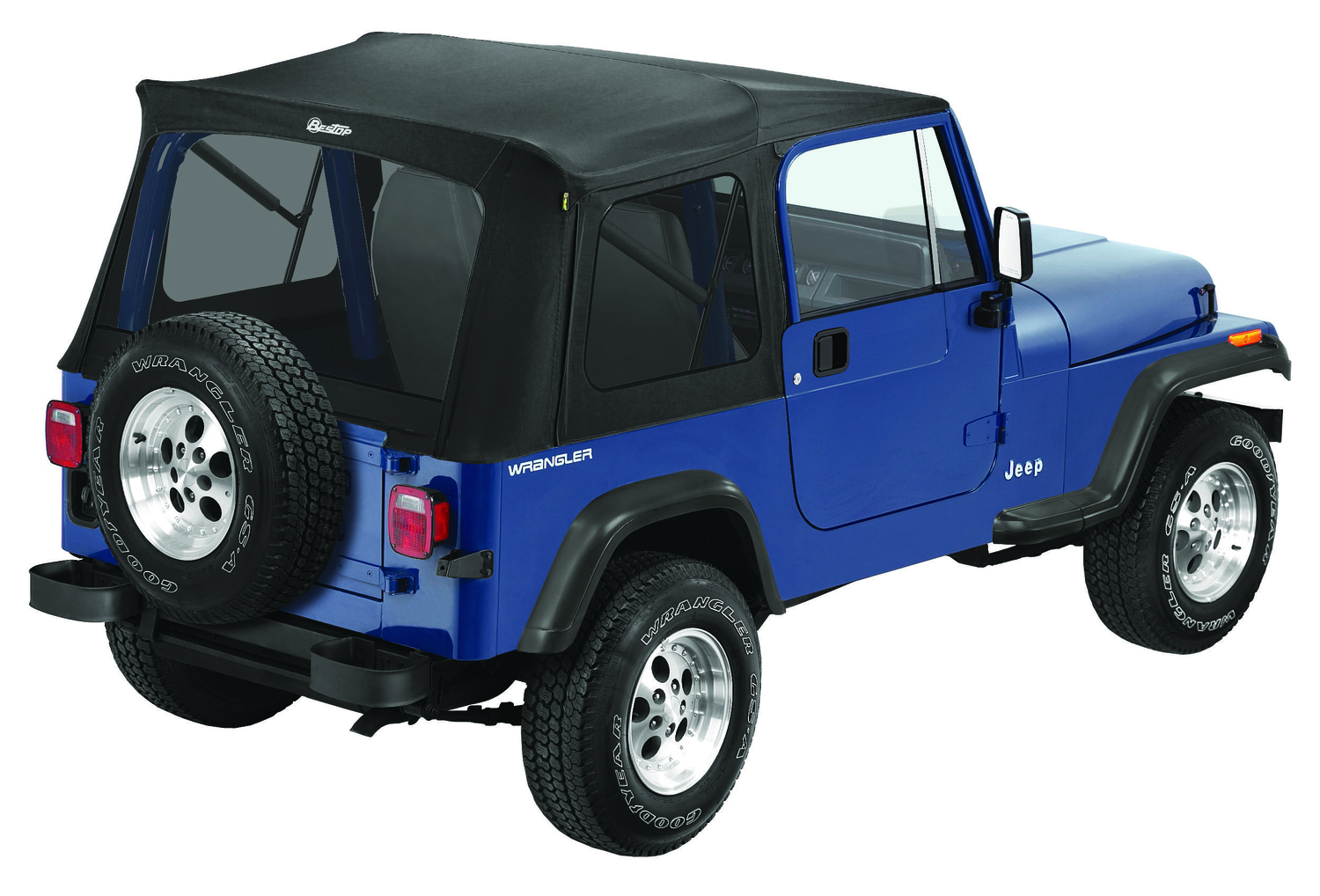 Bestop 54709-35 - Jeep Wrangler Soft Top Supertop Classic Squareback Soft Tops For Jeep 1997-2006 Wrangler TJ Tinted Black Diamond Bestop 54709-35 - Jeep Wrangler Soft Top Supertop Classic Squareback Soft Tops For Jeep 1997-2006 Wrangler TJ Tinted Black Diamond