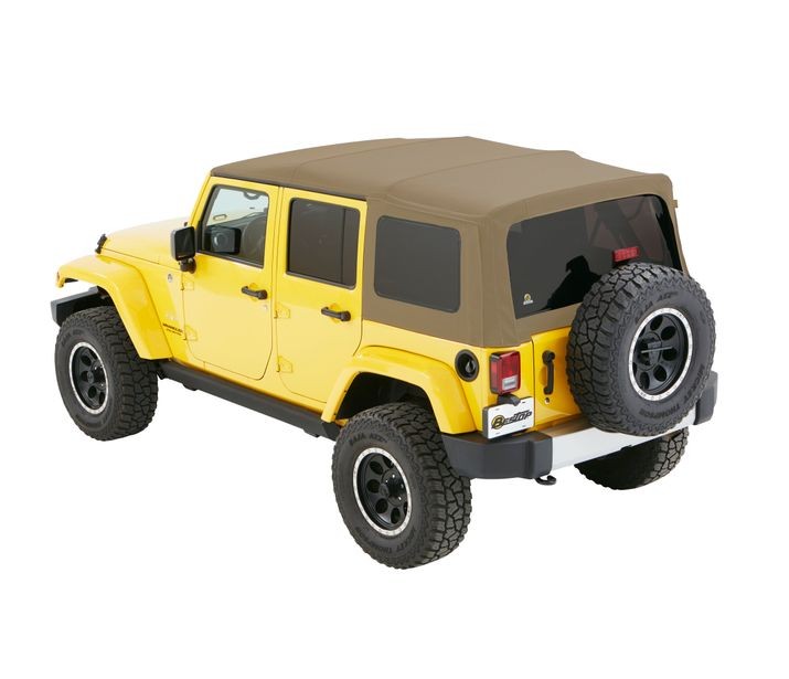 Bestop 58443-74 - Window Replacement Set For Jeep 2007-2018 Wrangler JK 4 Door Fits Supertop 54823 or Replace-A-Top 79847 Pebble Beige Twill Bestop 58443-74 - Window Replacement Set For Jeep 2007-2018 Wrangler JK 4 Door Fits Supertop 54823 or Replace-A-Top 79847 Pebble Beige Twill