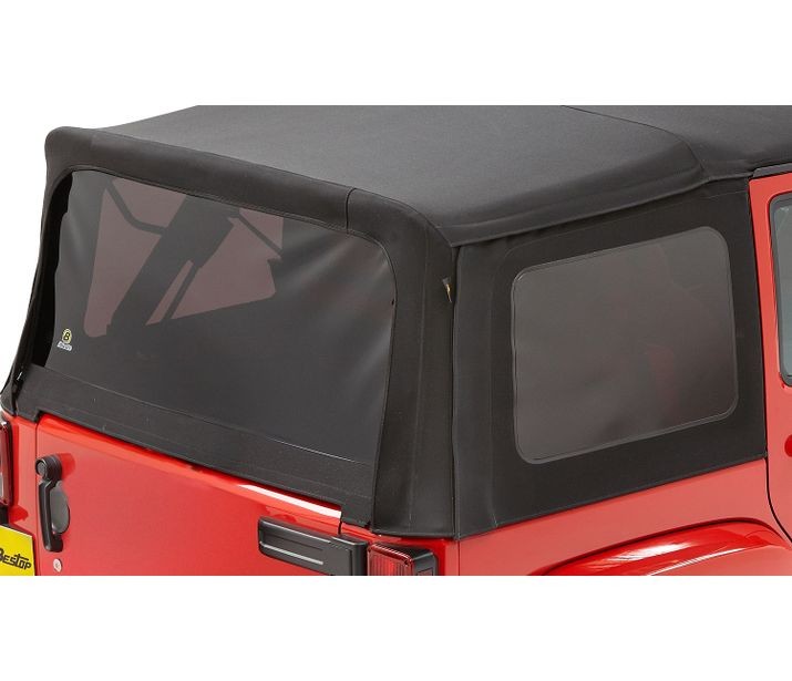 Bestop 58447-17 - Window Replacement Set For Jeep 2007-2009 Wrangler JK 4 Door Fits Replace-A-Top 79837 Black Premium Twill Bestop 58447-17 - Window Replacement Set For Jeep 2007-2009 Wrangler JK 4 Door Fits Replace-A-Top 79837 Black Premium Twill