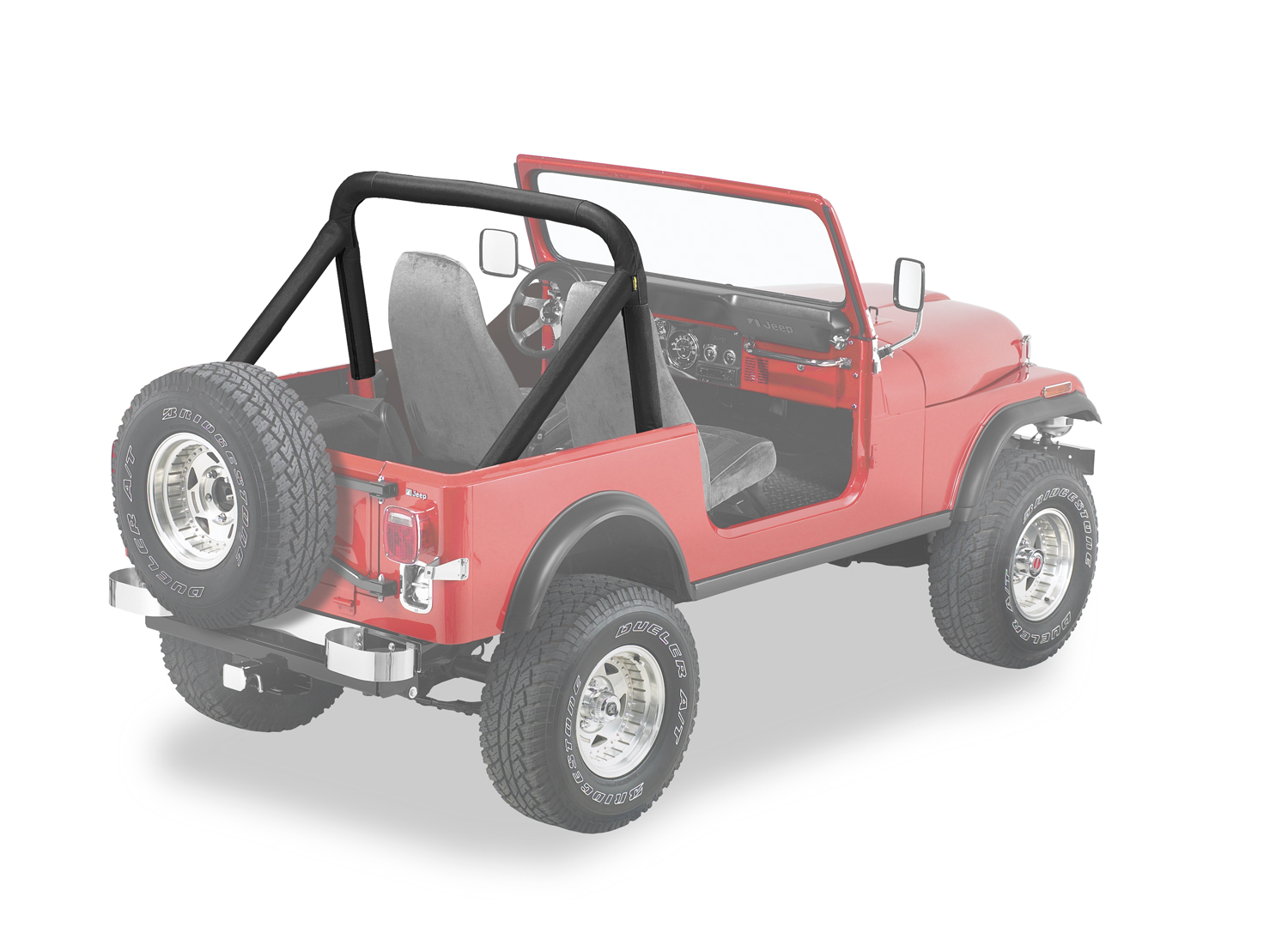 Bestop 80007-01 - Jeep Sport Bar Covers For Jeep 1980-1983 CJ5 Black Crush Bestop 80007-01 - Jeep Sport Bar Covers For Jeep 1980-1983 CJ5 Black Crush
