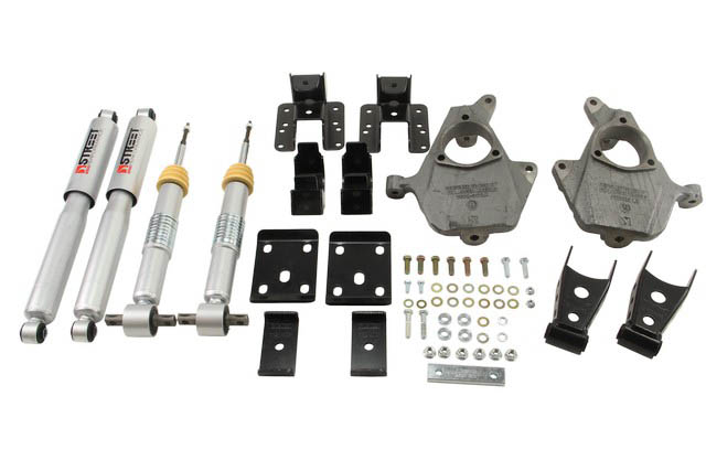 Belltech 986SP - LOWERING KITS  Front And Rear Complete Kit W/ Street Performance Shocks 2014-2015 Chevrolet Silverado/Sierra (All Cabs) 2wd 2 in. F/4 in. R Drop W/ Street Performance Shocks