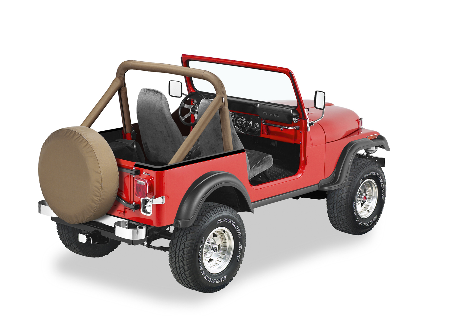 Bestop 80007-04 - Jeep Sport Bar Covers For Jeep 1980-1983 CJ5 Tan Bestop 80007-04 - Jeep Sport Bar Covers For Jeep 1980-1983 CJ5 Tan
