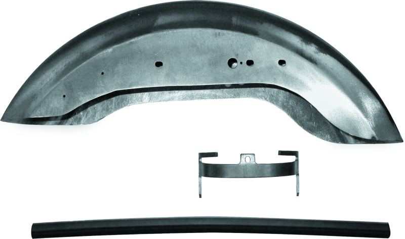 Bikers Choice 482943 - 04-Up XL Stock Style Raw Rear Fender No ECM Cutout Replaces H-D 59847-04