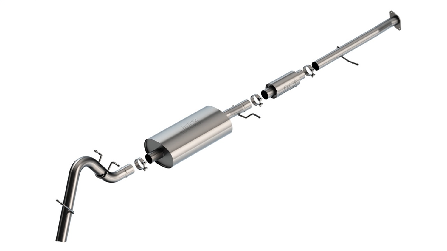 Borla 140944 - 23-24 Chevrolet Colorado / 23-24 GMC Canyon S-Type Catback Exhaust w/Turndown Tips