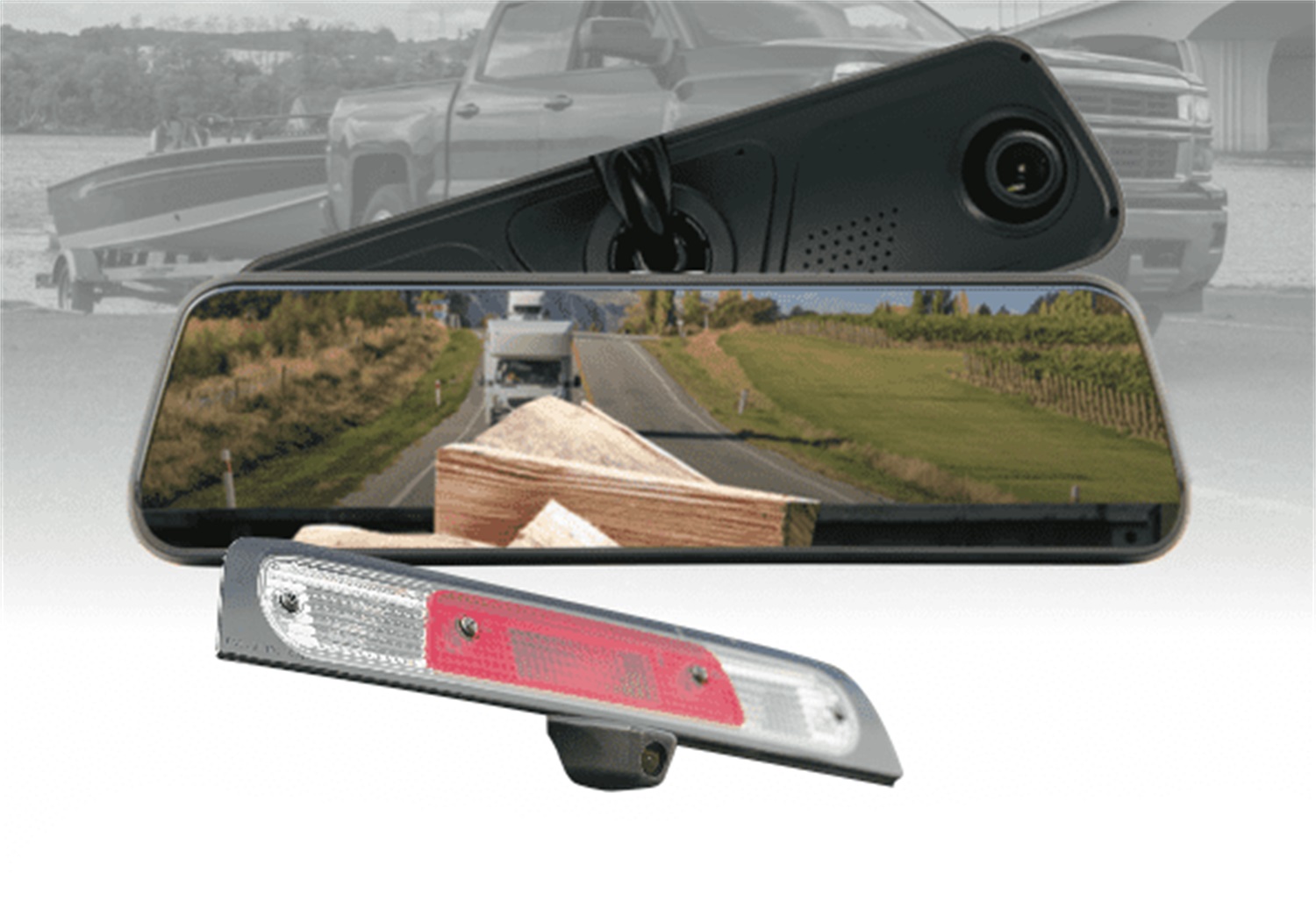 Brandmotion FVMR-1181 - FullVUE® Mirror 3rd Brake Light Camera System For Ford