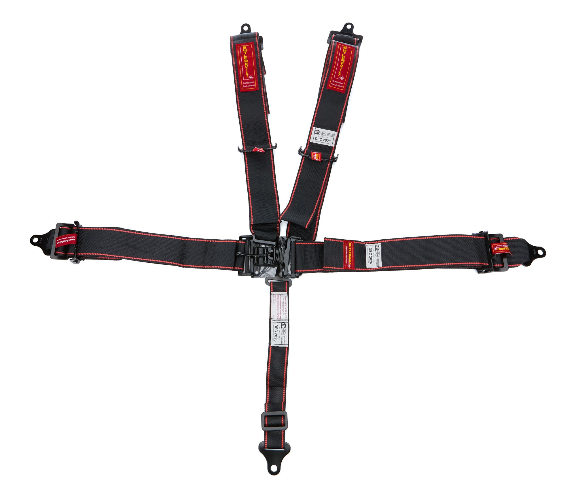 Butlerbuilt BB1156901 - Harness 5pt L&L P/U 3in Black