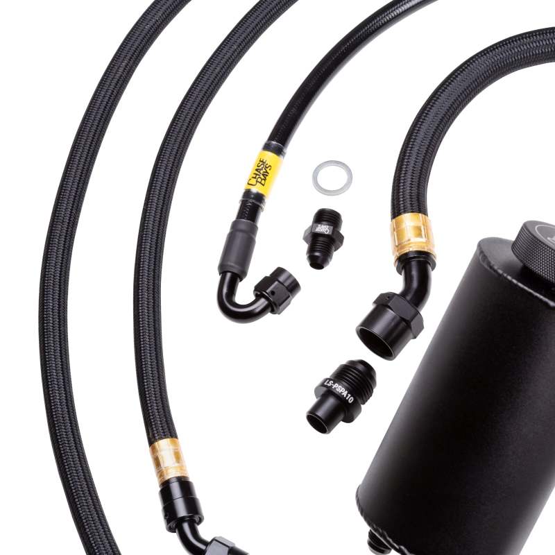 Chase Bays CB-E30-LSPSK-PSC - BMW E30 w/GM LS1/LS2/LS3/LS6 Power Steering Kit (w/Cooler)