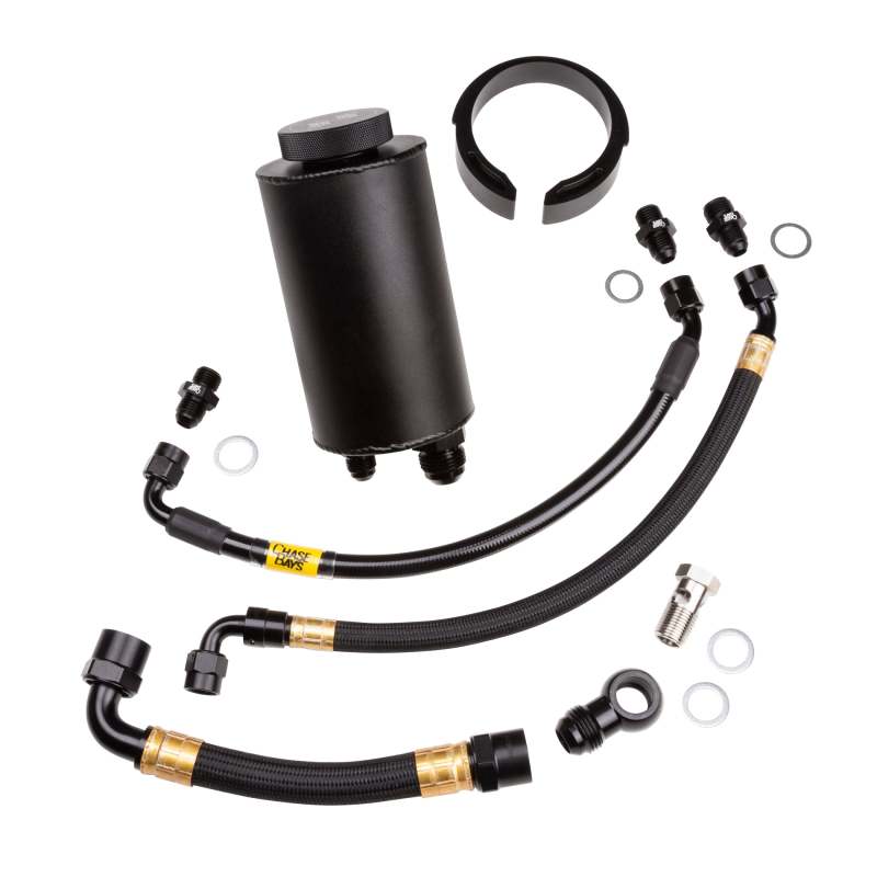 Chase Bays CB-E30-S50PSK - 94-91 BMW E30 w/M52/S54/M54 & E36/Z3/E46 Steering Rack Power Steering Kit (w/o Cooler)