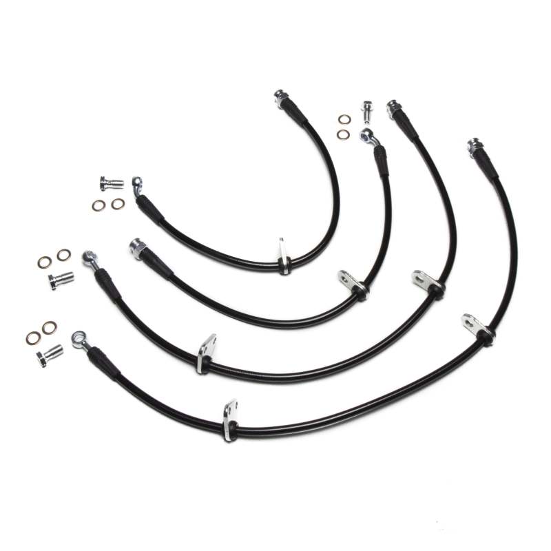 Chase Bays CB-WRX-STIFW - 04-07 Subaru WRX STi Caliper Brake Lines - Front & Rear Lines