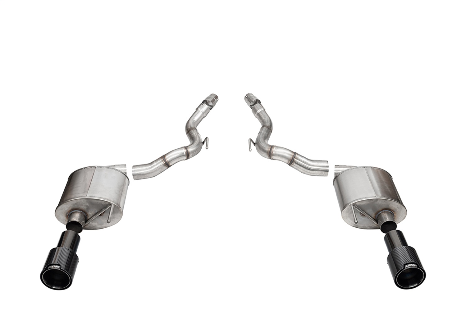 Corsa Performance 21277CFBLK - Touring Axle-Back Exhaust System