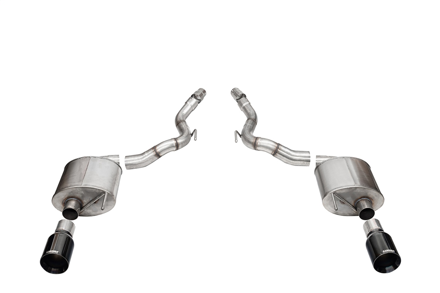 Corsa Performance 21277BLK - Touring Axle-Back Exhaust System