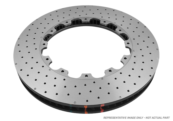 DBA DBA52379.1LXD - 2015 Nissan GT-R Front Left 5000 Series Drilled Ring w/NAS Nuts DBA DBA52379.1LXD - 2015 Nissan GT-R Front Left 5000 Series Drilled Ring w/NAS Nuts