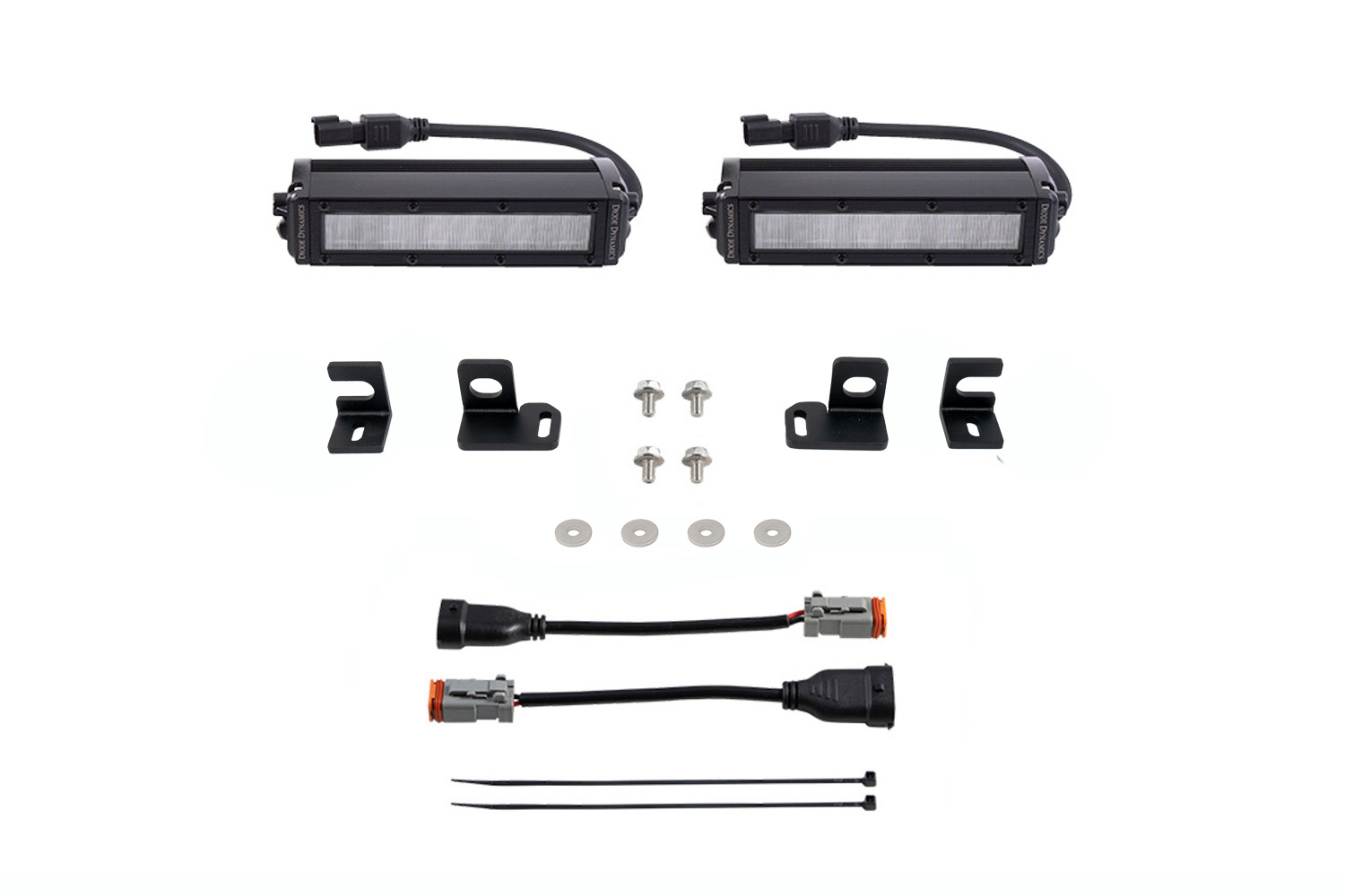 Diode Dynamics DD7931 - SS6 LED Fog Light Kit for 2024-Present Toyota Tacoma, White Wide
