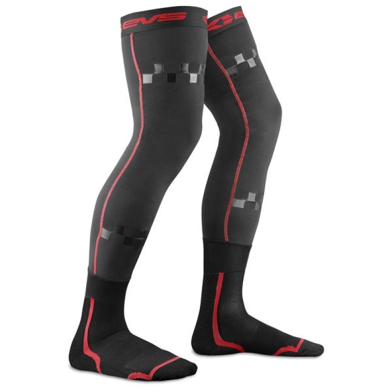 EVS FSN-R/BK-Y - Fusion Sock Combo Black/Red - Youth