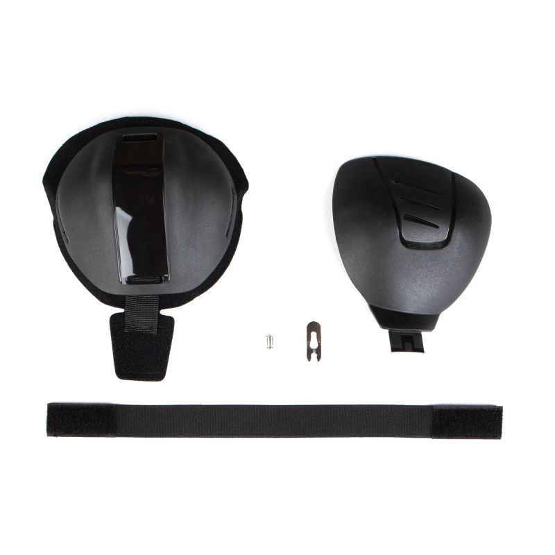 EVS KBRP-AX-LPC-L/X-KT - Axis Patella Cup Replacement(Strap/Liner/Left Cup/Hardware) Black - Large/XL