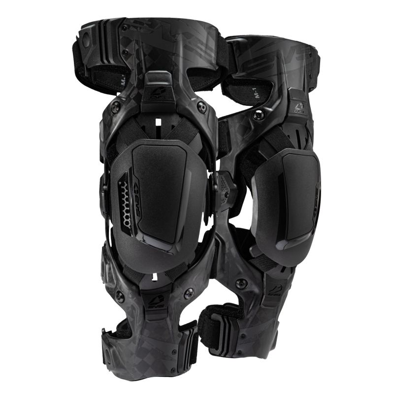 EVS WEBECL-BK-MP - Web Eclipse Knee Brace Black Pair - Medium