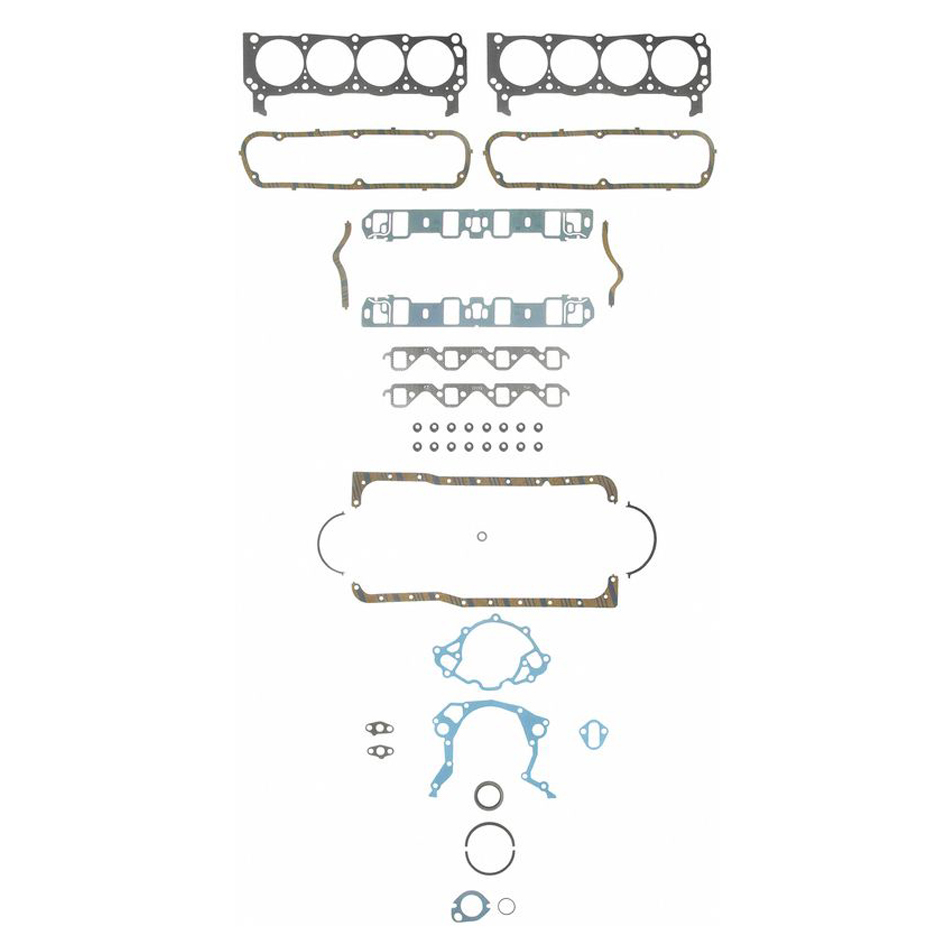 FEL-PRO 260-1028 - Engine Gasket Set - SBF 351W 69-74