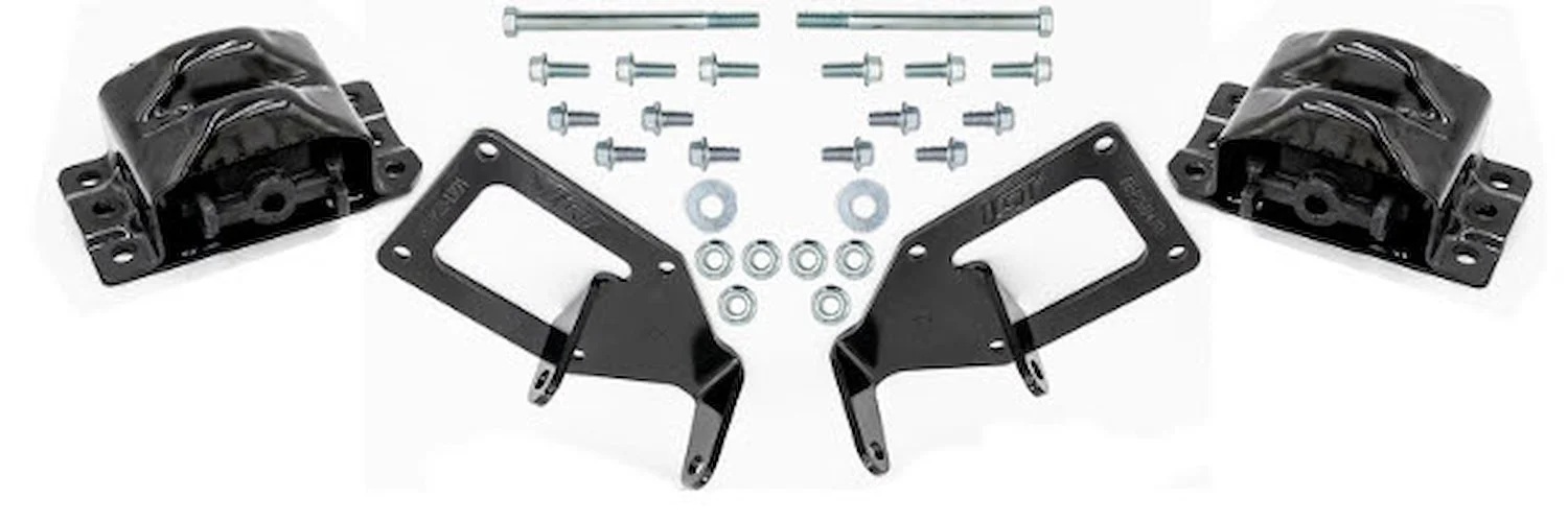 ICT Billet EM-LT-3FBDY - 82-92 GM F-Body LT Swap Engine Mount Kit ICT Billet EM-LT-3FBDY - 82-92 GM F-Body LT Swap Engine Mount Kit
