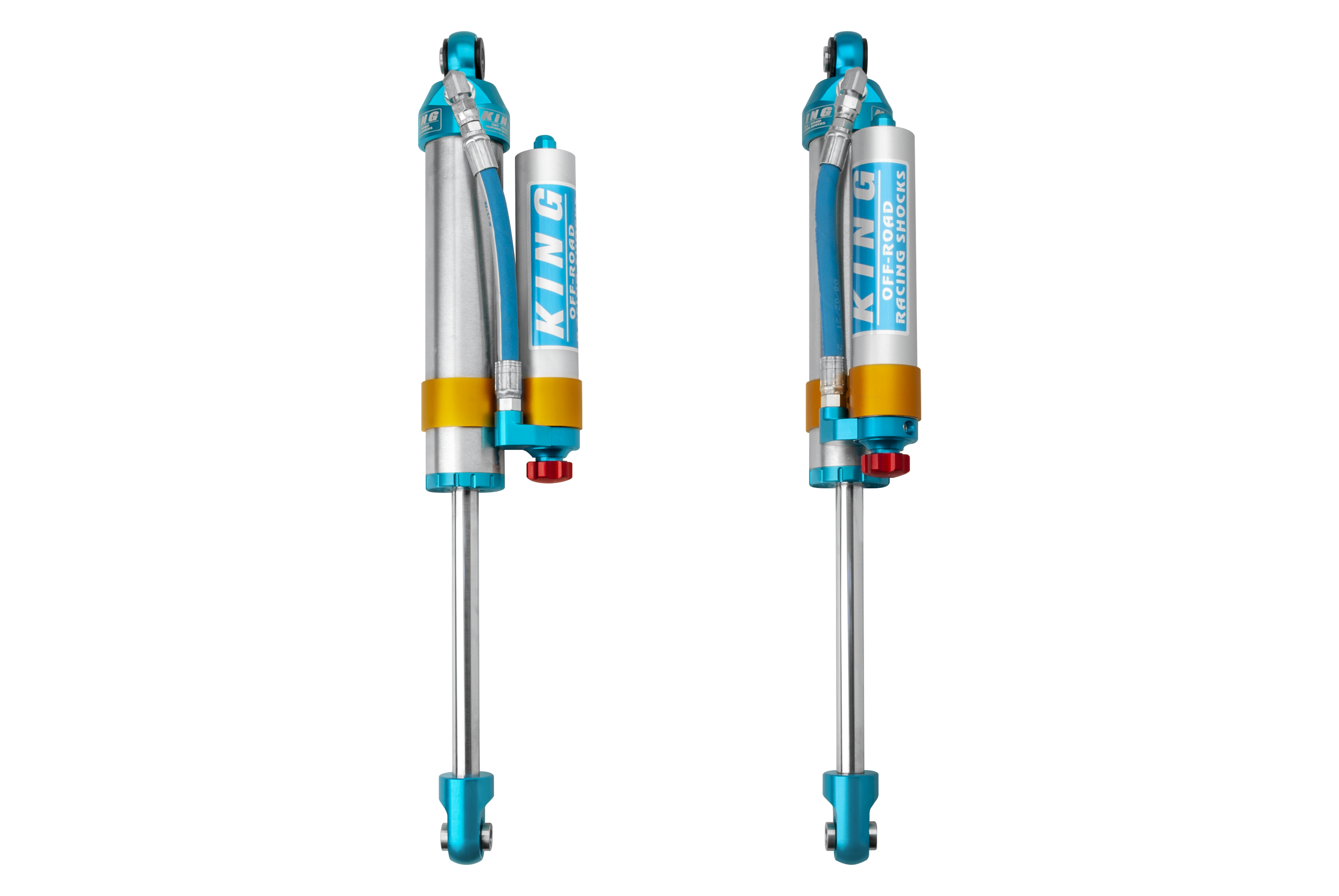 King Shocks 25001-398A - 2005+ Ford F-550 2.5 Dia. Piggy Hose Reservoir Shock w/ Adjuster (Pair) King Shocks 25001-398A - 2005+ Ford F-550 2.5 Dia. Piggy Hose Reservoir Shock w/ Adjuster (Pair)