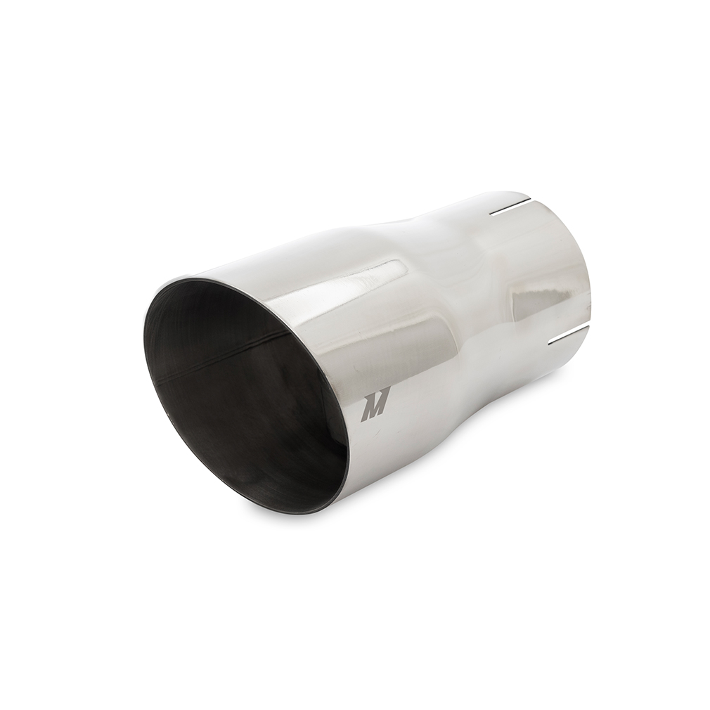Mishimoto MMEXH-TIP-SWP - Clamo-On Single Wall Exhaust Tip 5in Outlet - Polished Mishimoto MMEXH-TIP-SWP - Clamo-On Single Wall Exhaust Tip 5in Outlet - Polished