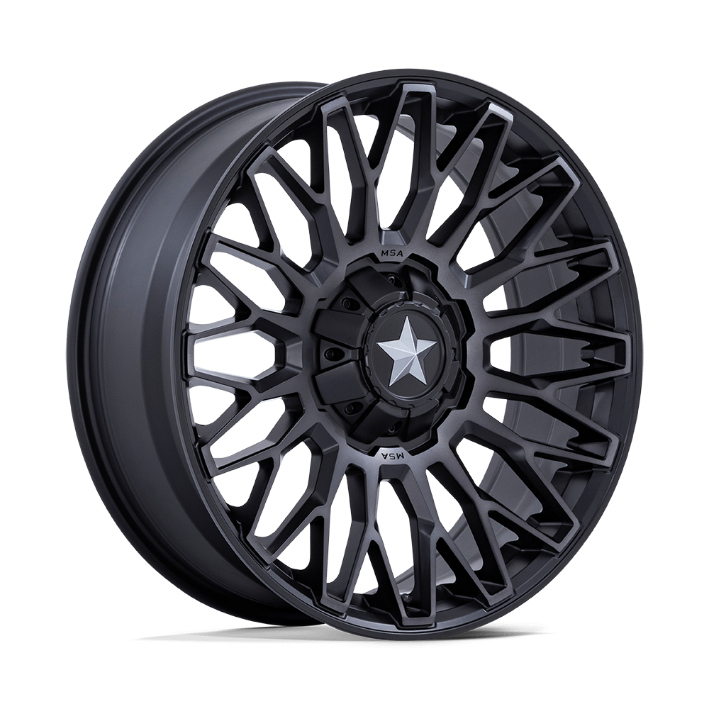 MSA Offroad Wheels MA050MT20701200 - M50 Clubber 20X7 Matte Black Ddt MSA Offroad Wheels MA050MT20701200 - M50 Clubber 20X7 Matte Black Ddt