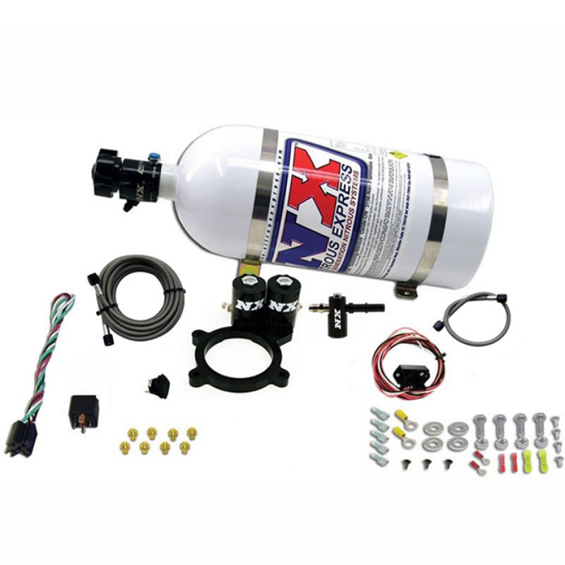 Nitrous Express 20959-10 - 2021+ Ford F-150 5.0L Coyote Truck Nitrous Plate System 10lb Bottle