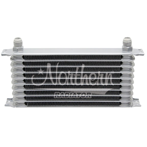 Northern Radiator Z18057 - Universal 10 Plate Oil Cooler 10AN Northern Radiator Z18057 - Universal 10 Plate Oil Cooler 10AN