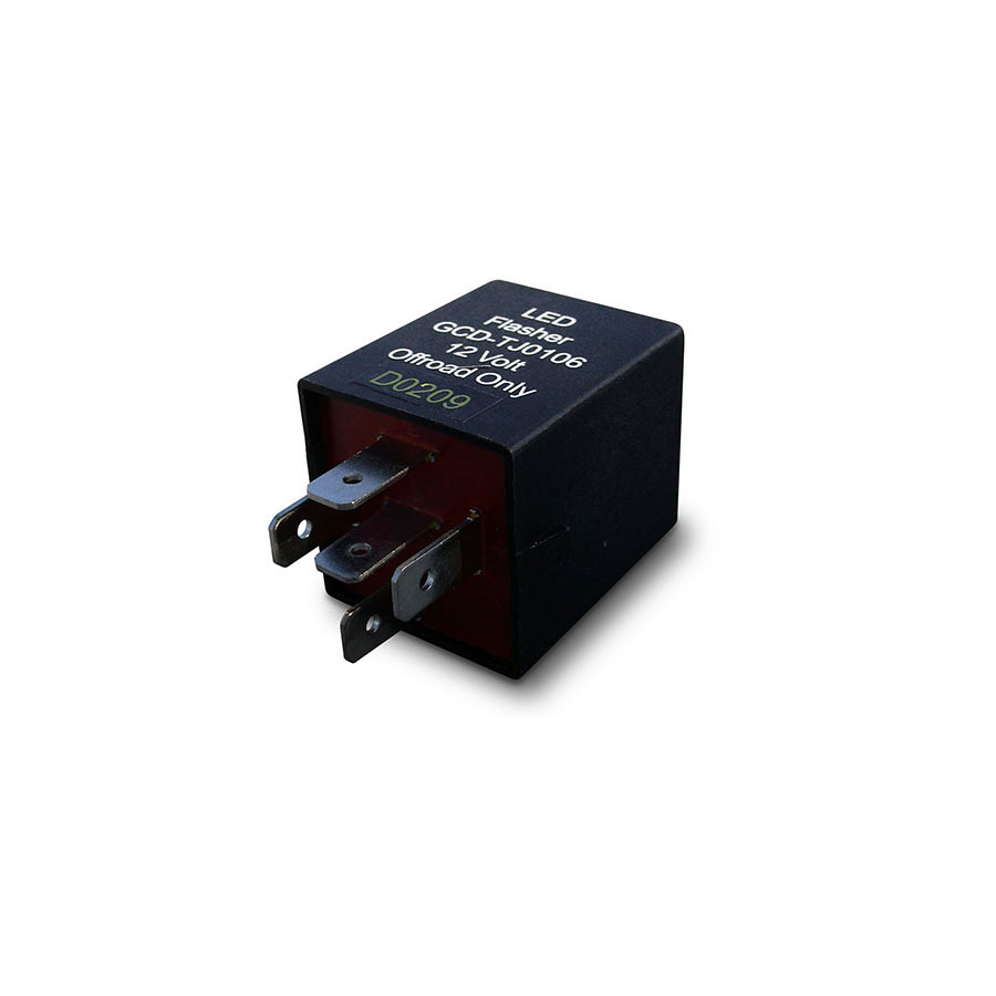 OffRoadOnly LD-FLTJ01 - Jeep TJ Flasher Relay for LED Taillights 5 Pin For 01-06 Wrangler TJ OffRoadOnly LD-FLTJ01 - Jeep TJ Flasher Relay for LED Taillights 5 Pin For 01-06 Wrangler TJ