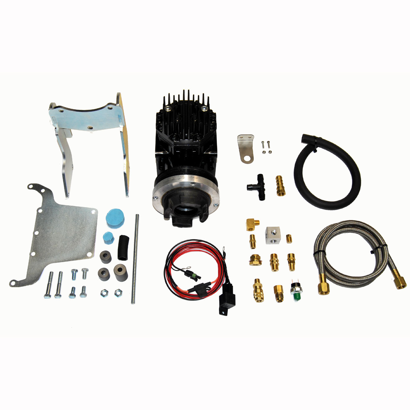 OffRoadOnly AK-MJK12 - Jeep JK York Mini On Board Air Kit For 12-18 Wrangler JK 3.6 Liter V6