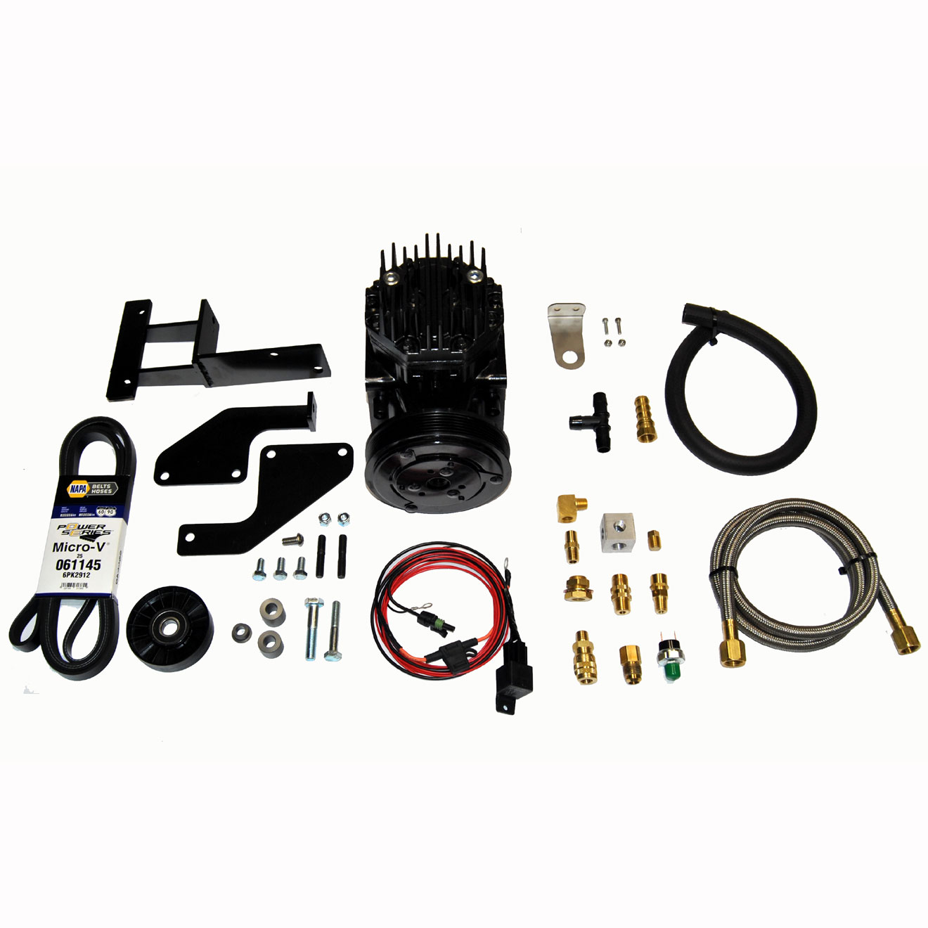 OffRoadOnly AK-MJK07 - Jeep JK York Mini On Board Air Kit For 07-11 Wrangler JK 3.8L V6 OffRoadOnly AK-MJK07 - Jeep JK York Mini On Board Air Kit For 07-11 Wrangler JK 3.8L V6
