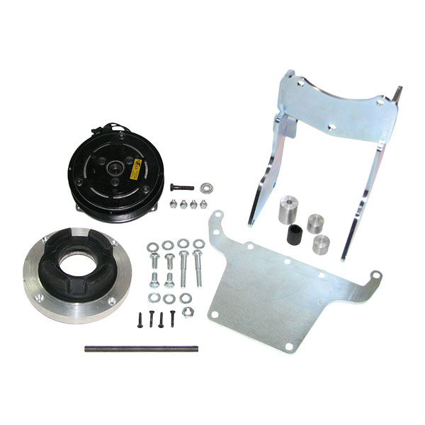 OffRoadOnly AK-YBKJK12 - Jeep JK York Air Compressor Bracket Kit For 12-18 Wrangler JK 3.6 Liter