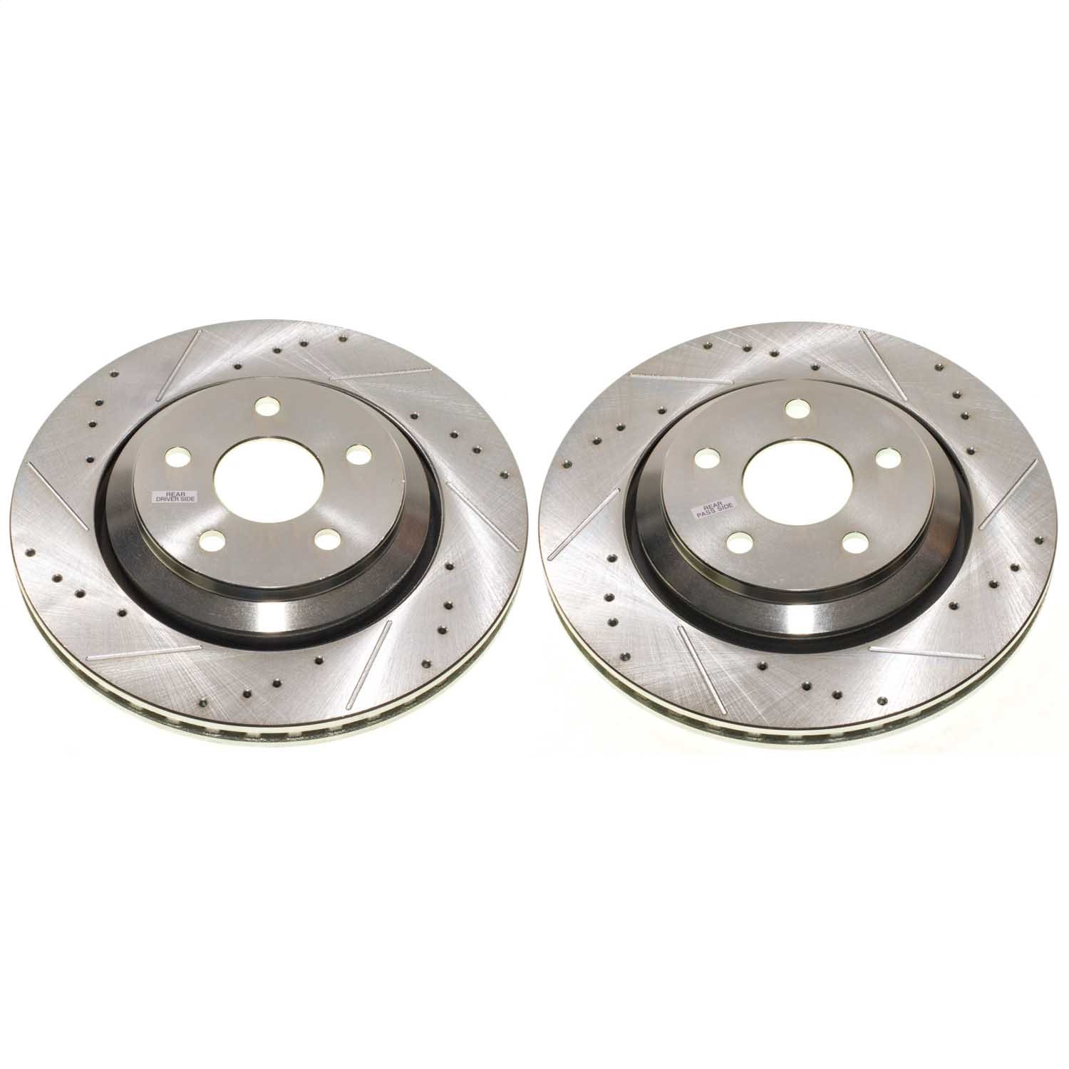 PowerStop AR83111XPR - Power Stop 21-23 Dodge Durango Rear Drilled & Slotted Rotor (Pair)