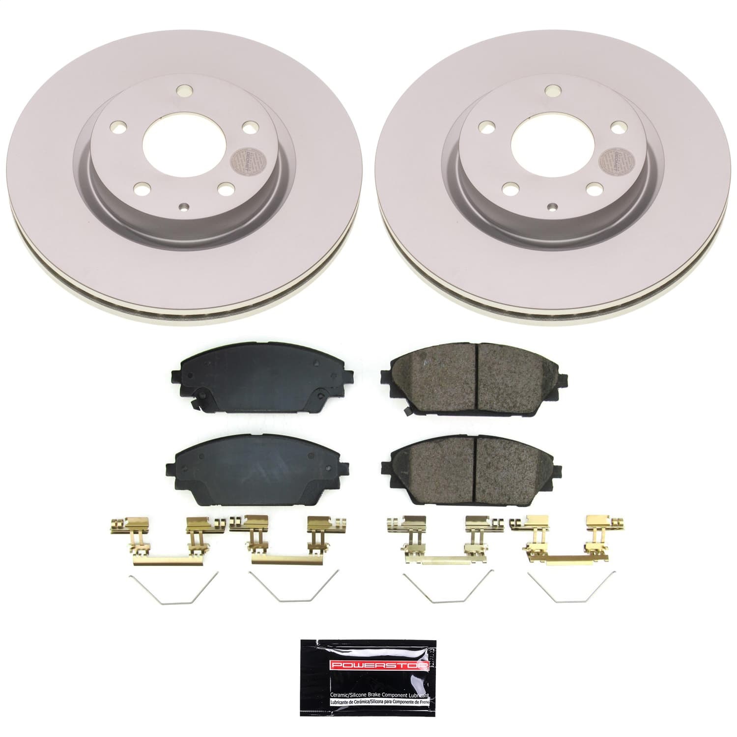 PowerStop CRK8755 - Power Stop 20-22 Mazda CX-30 Front Z17 Coated Brake Kit