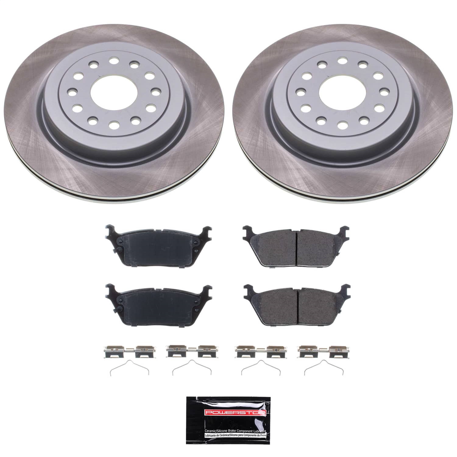 PowerStop CRK9153 - Power Stop 19-20 Buick Envision Front and Rear Z17 Coated Brake Kit