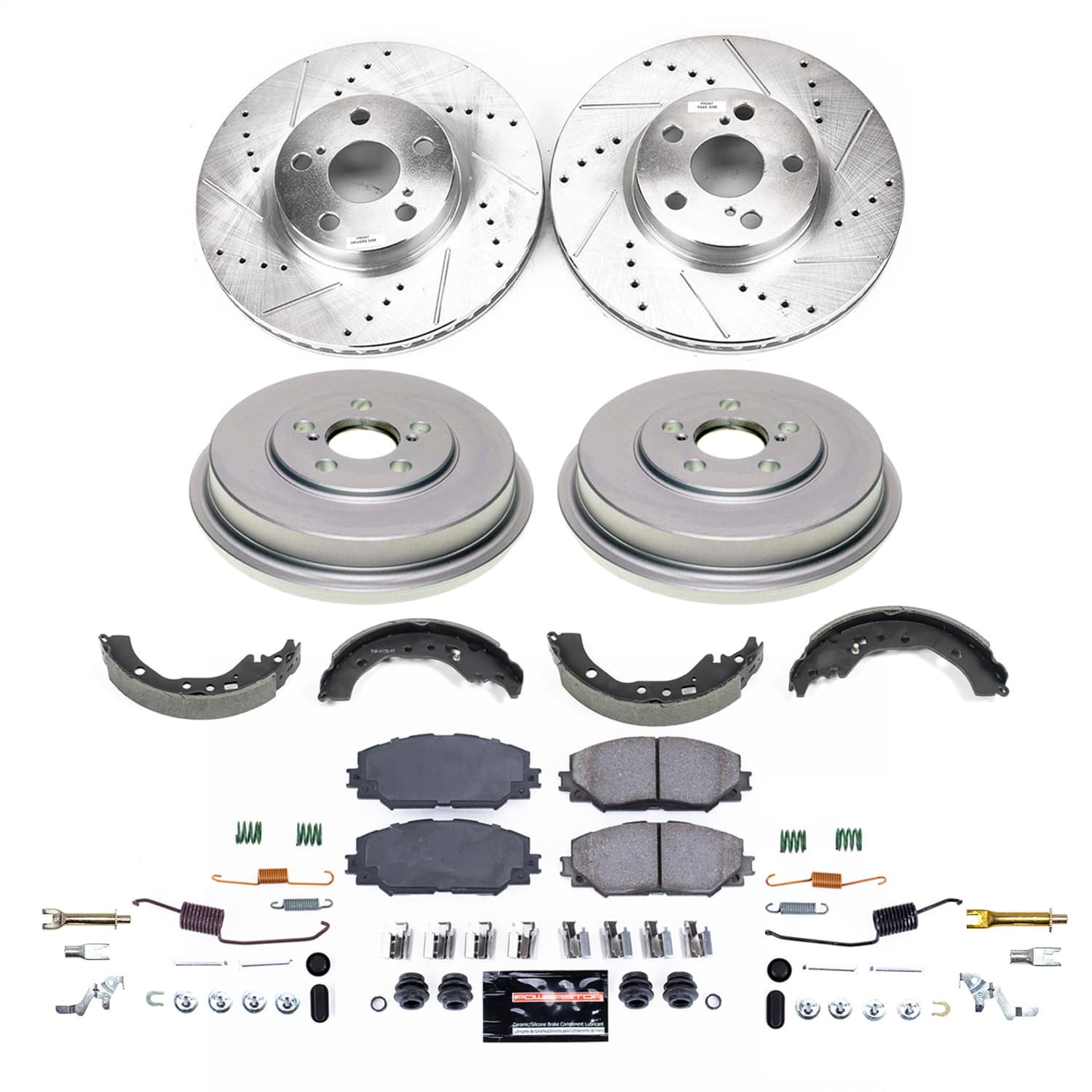 PowerStop K15259DK - Power Stop 08-14 Scion xD Front and Rear Z23 Evolution Brake Kit PowerStop K15259DK - Power Stop 08-14 Scion xD Front and Rear Z23 Evolution Brake Kit