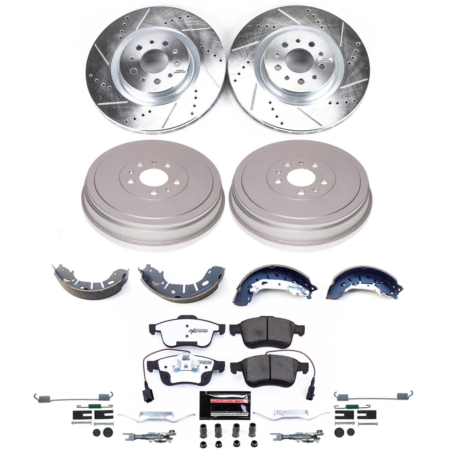 PowerStop K15491DK-36 - Power Stop 15-22 Ram ProMaster City Front and Rear Z36 Truck & Tow Brake Kit PowerStop K15491DK-36 - Power Stop 15-22 Ram ProMaster City Front and Rear Z36 Truck & Tow Brake Kit