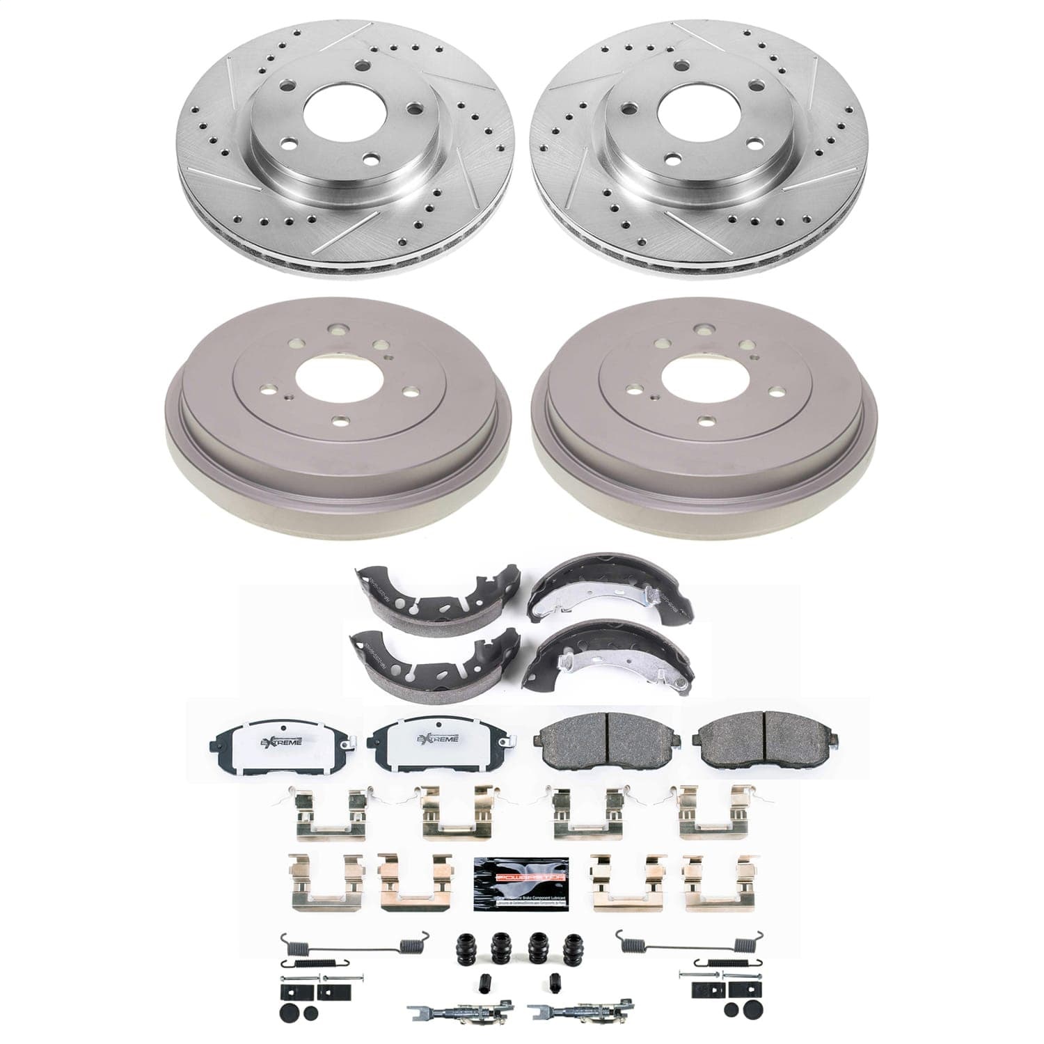 PowerStop K15493DK-26 - Power Stop 13-19 Nissan Sentra Front and Rear Z26 Street Brake Kit PowerStop K15493DK-26 - Power Stop 13-19 Nissan Sentra Front and Rear Z26 Street Brake Kit