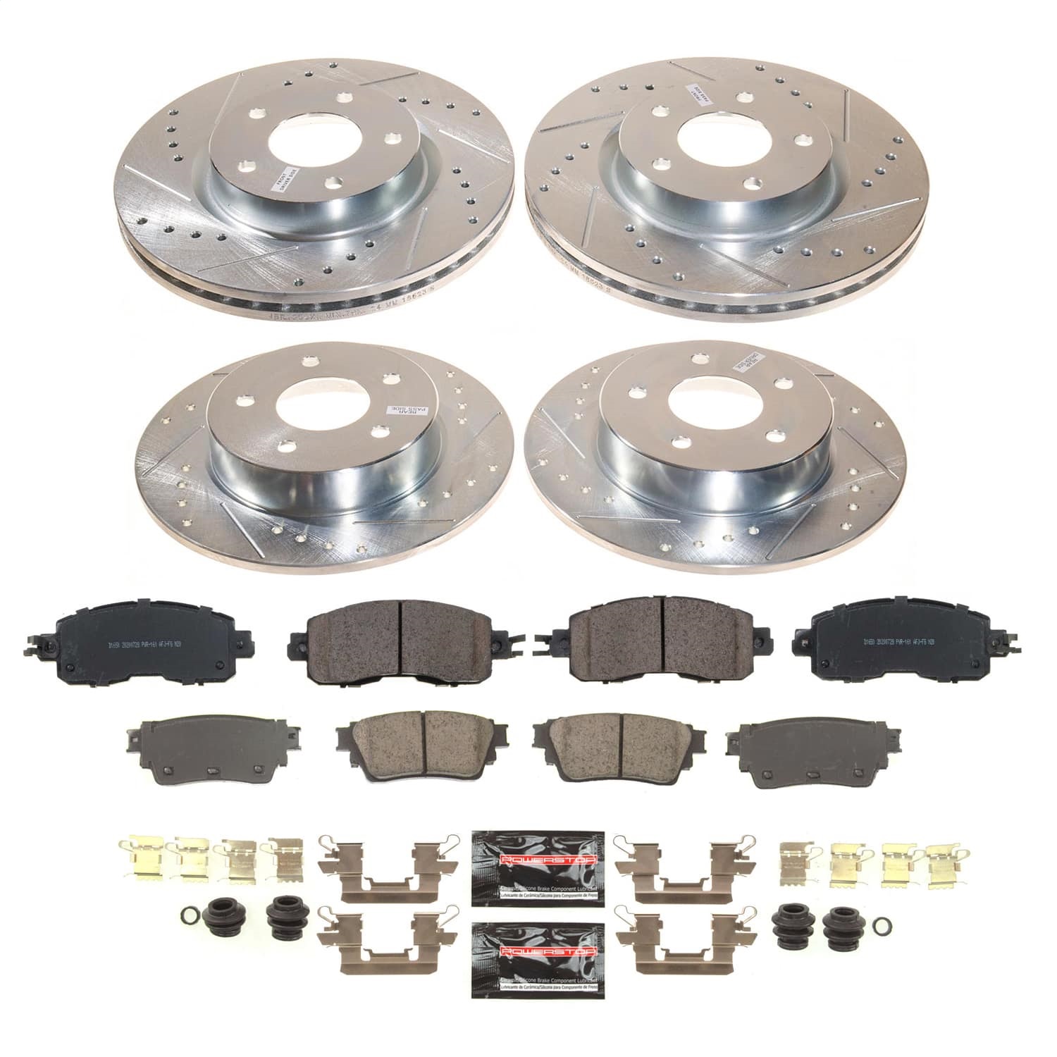 PowerStop K8684 - Power Stop 19-23 Nissan Altima Front and Rear Z23 Evolution Brake Kit PowerStop K8684 - Power Stop 19-23 Nissan Altima Front and Rear Z23 Evolution Brake Kit