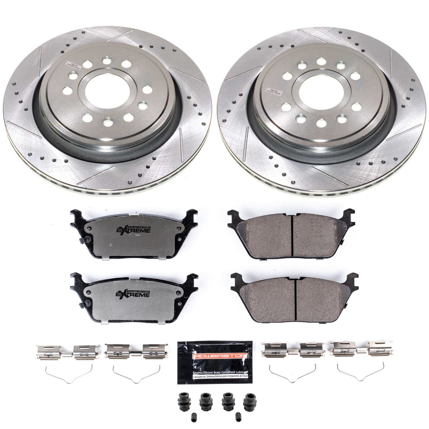 PowerStop K8873-36 - Power Stop 22-23 Jeep Grand Wagoneer Rear Z36 Truck & Tow Brake Kit PowerStop K8873-36 - Power Stop 22-23 Jeep Grand Wagoneer Rear Z36 Truck & Tow Brake Kit