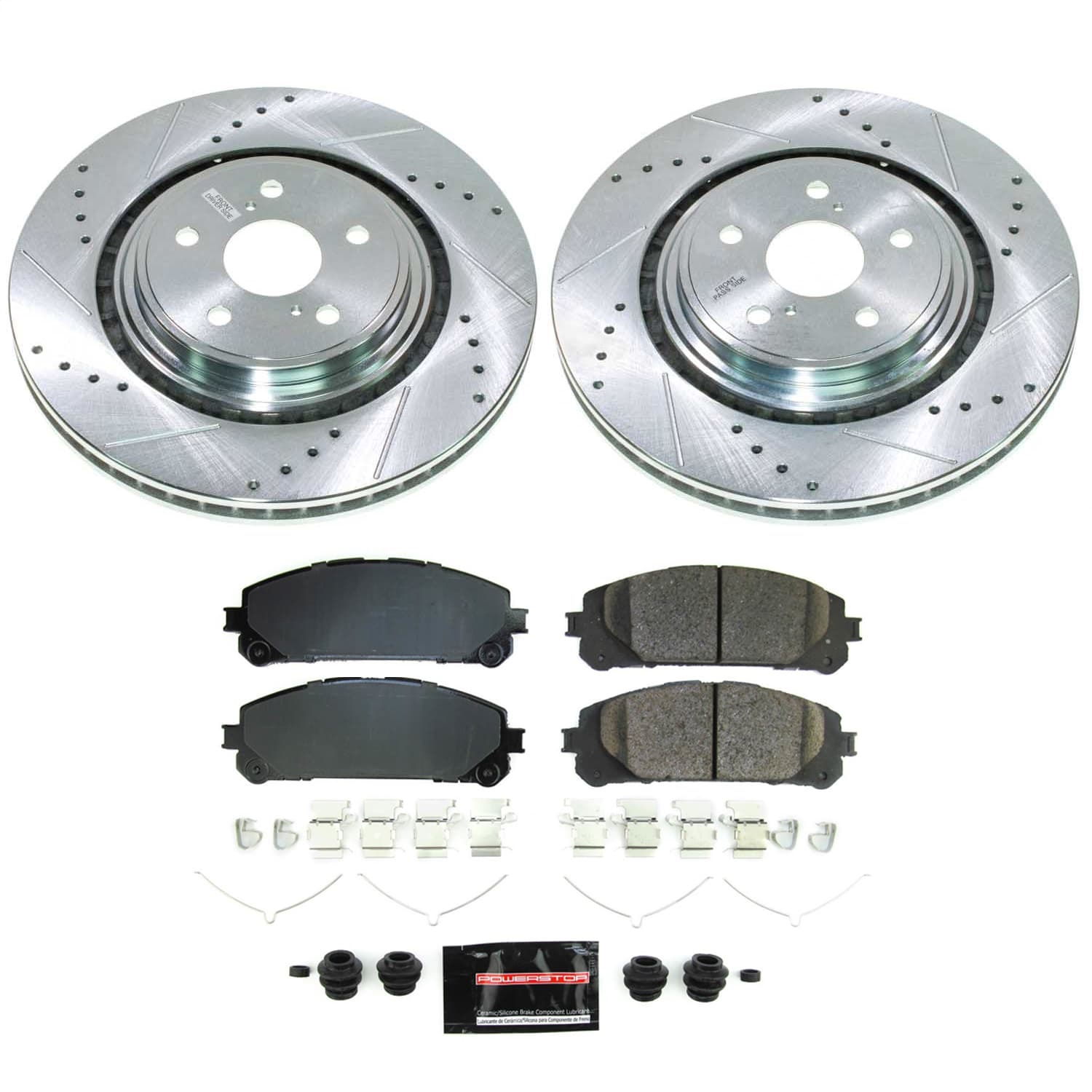 PowerStop K8753 - Power Stop 20-22 Toyota Highlander Front Z23 Evolution Brake Kit PowerStop K8753 - Power Stop 20-22 Toyota Highlander Front Z23 Evolution Brake Kit