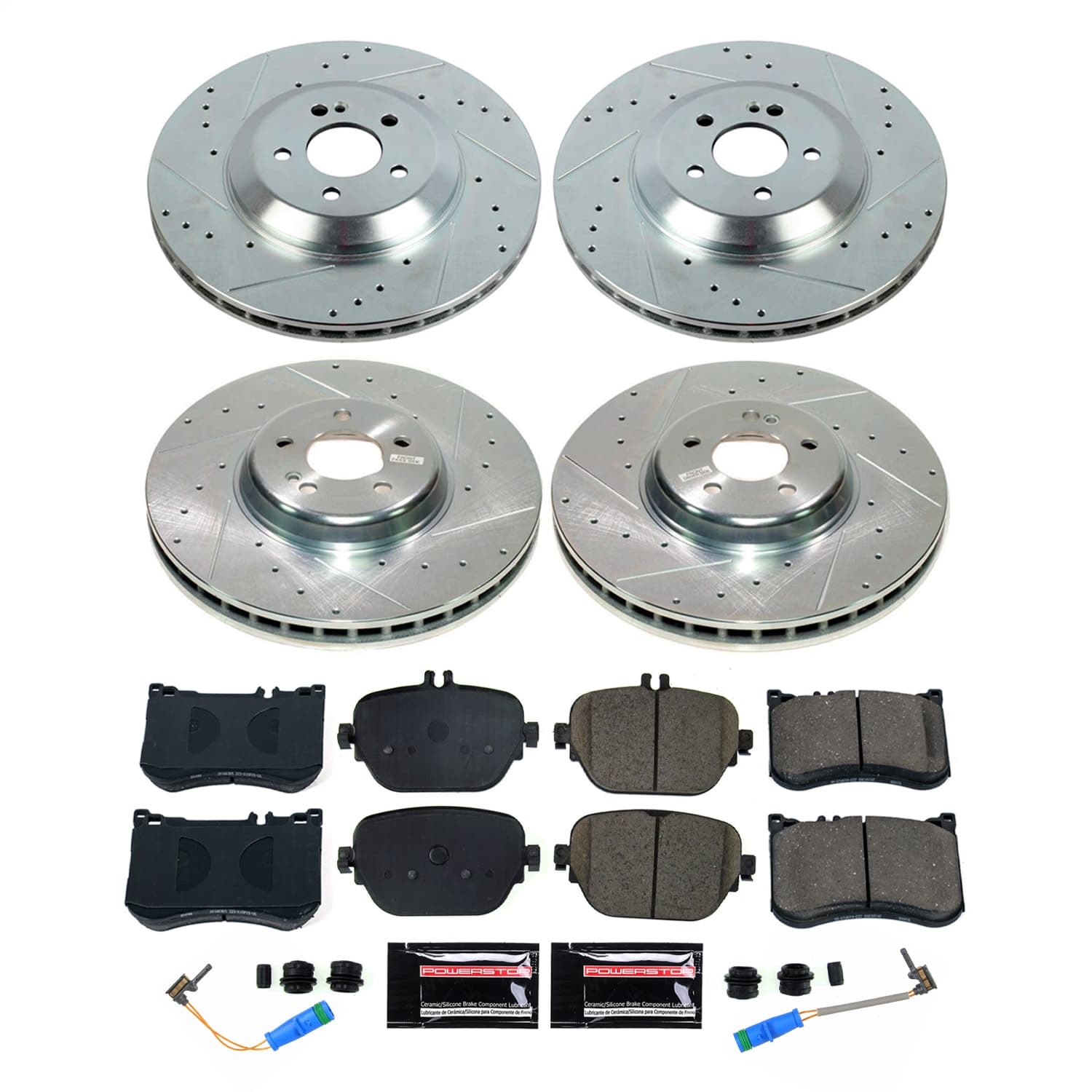 PowerStop K9024 - Power Stop 19-21 Mercedes-Benz E53 AMG Front and Rear Z23 Evolution Brake Kit PowerStop K9024 - Power Stop 19-21 Mercedes-Benz E53 AMG Front and Rear Z23 Evolution Brake Kit