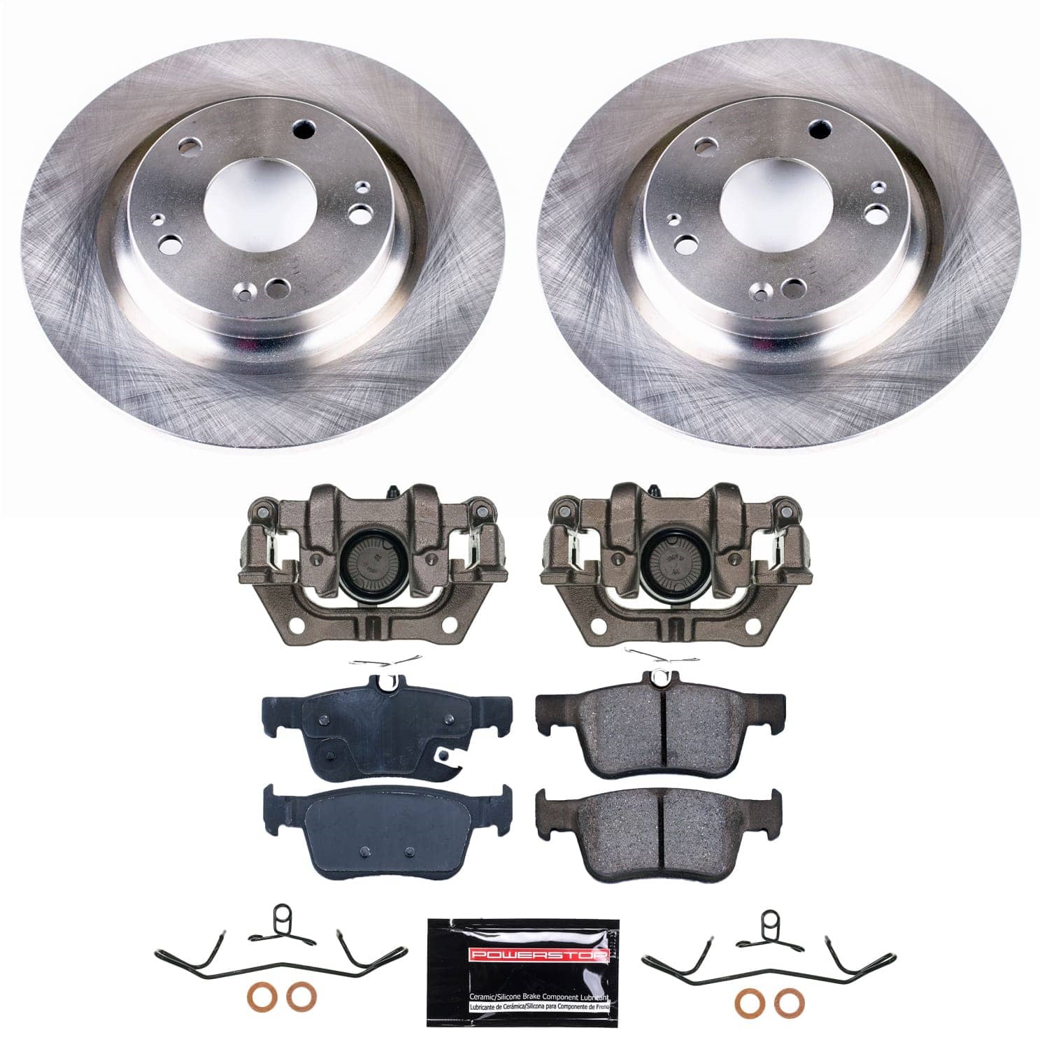 PowerStop KCOE7934 - Power Stop 2020 Honda Civic Rear Autospecialty Kit w/Calipers