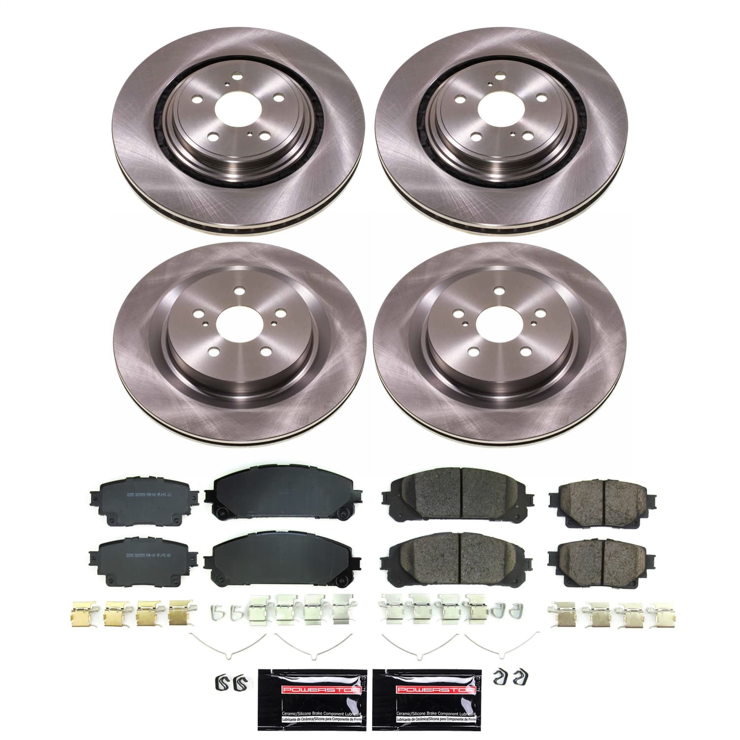PowerStop KOE8817 - Power Stop 20-22 Toyota Highlander Front and Rear Autospecialty Brake Kit PowerStop KOE8817 - Power Stop 20-22 Toyota Highlander Front and Rear Autospecialty Brake Kit