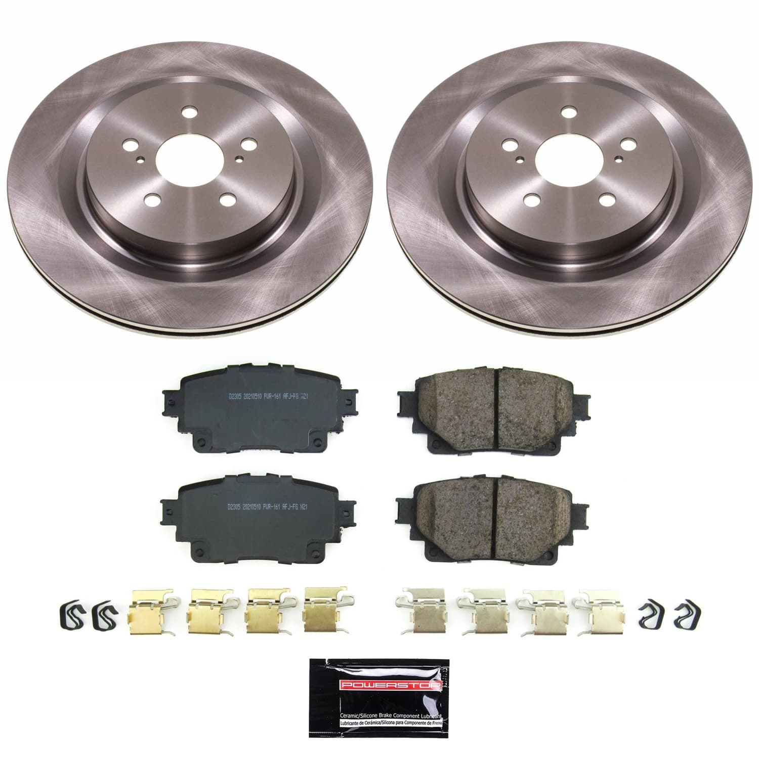 PowerStop KOE8773 - Power Stop 20-22 Toyota Highlander Rear Autospecialty Brake Kit PowerStop KOE8773 - Power Stop 20-22 Toyota Highlander Rear Autospecialty Brake Kit