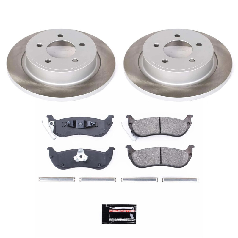 PowerStop SC3020 - Power Stop 04-08 Chrysler Pacifica Rear Semi-Coated Rotor Kit