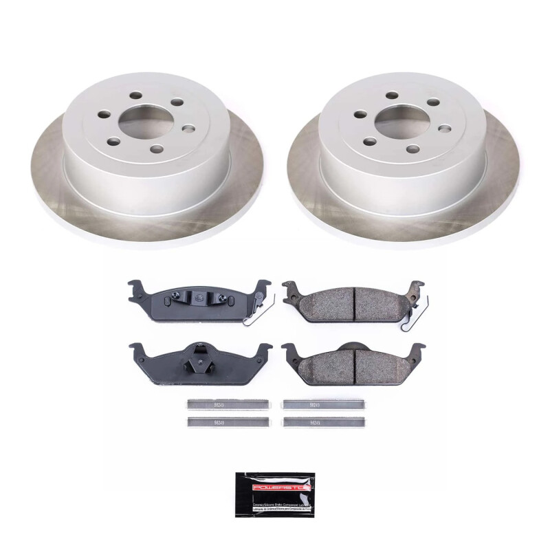 PowerStop SC2192 - Power Stop 03-04 Dodge Dakota Rear Semi-Coated Rotor Kit PowerStop SC2192 - Power Stop 03-04 Dodge Dakota Rear Semi-Coated Rotor Kit
