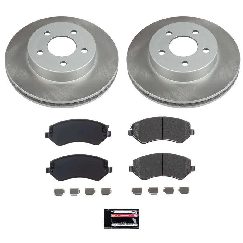 PowerStop SC2160 - Power Stop 02-07 Jeep Liberty Front Semi-Coated Rotor Kit PowerStop SC2160 - Power Stop 02-07 Jeep Liberty Front Semi-Coated Rotor Kit