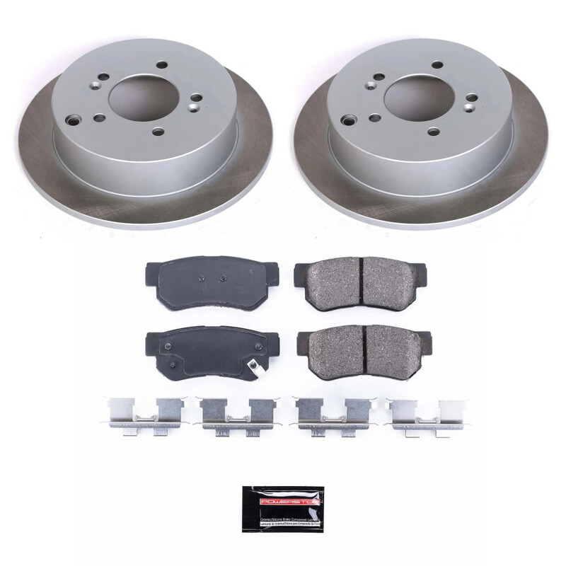 PowerStop SC5213 - Power Stop 05-10 Kia Sportage Rear Semi-Coated Rotor Kit